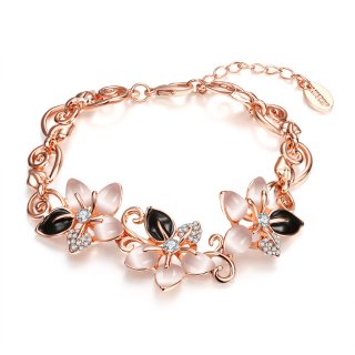 New Arrival Flower Drop Diamond Opal Bracelet Jewelry Fashion For Women Girl