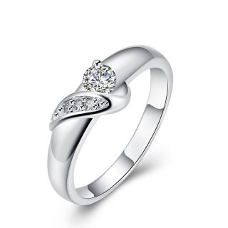 Luxury Creative Diamond silver Ring For Women