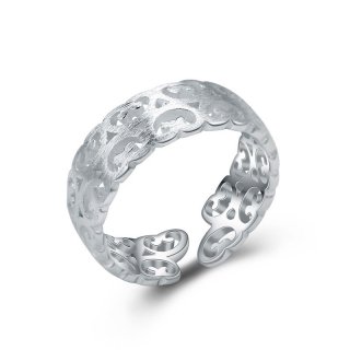 Fashion Special 925 Sterling Silver Adjustable Women Jewelry Ring E334