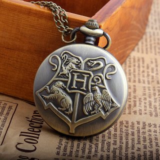 Hot Sale Retro Big Letter G Hogwarts Harry Potter Pocket Watch