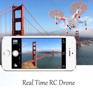 WiFi Real Time 2.4G RC Drone High Speed Four Axis Aerial Drone Monitor Aerocraft