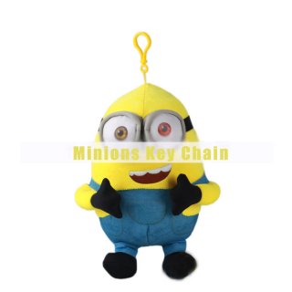 Minions Doll Key Chain Kids Toy Gift Birthday Party Favor
