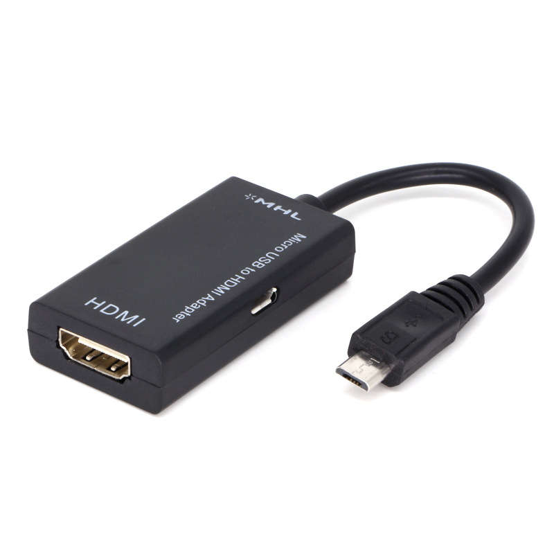 Top Quality MHL Micro USB to HDMI TV MHL Adapter Short Cable For Android Mobile Phone HDTV