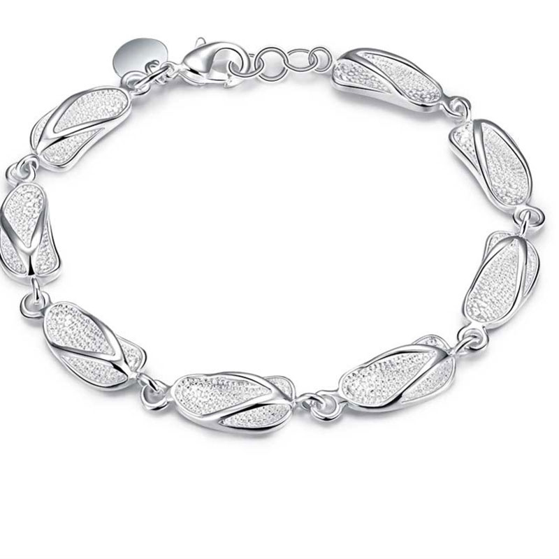 Christmas Gift New 925 Sterling Silver Fashion Jewelry Charm Bracelets For Women